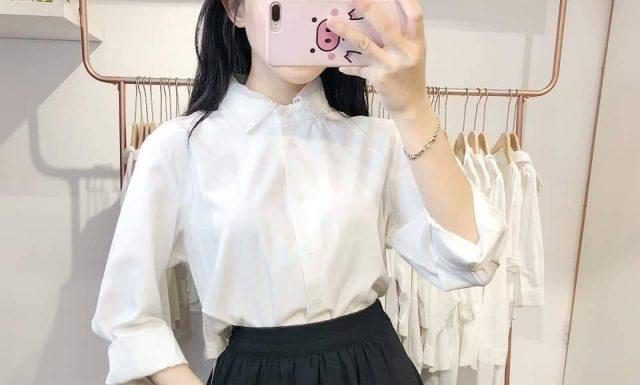 Những mẫu sơ mi kiểu dành cho các nàng điệu đà Những mẫu sơ mi kiểu dành cho các nàng điệu đà