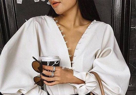 Mốt áo tay bồng cho nàng yêu phong cách ‘bánh bèo’