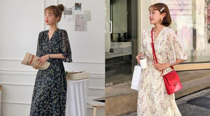 Chỉ với áo thun bạn vẫn phối hợp cực đẹp, nhất là combo áo thun + quần âu + giày sneaker Hè này là hè của Váy hoa dáng dài đấy bạn biết không?