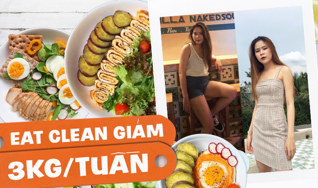Chia nhỏ 5 bữa, uống 2 lít nước thôi chưa đủ, chế độ ăn mới là thứ giúp cô nàng này giảm 3kg trong 1 tuần