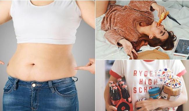 Suốt ngày than béo bụng mà không biết rằng chính kiểu ăn uống này hàng ngày khiến tích mỡ vòng 2 Suốt ngày than béo bụng mà không biết rằng chính kiểu ăn uống này hàng ngày khiến tích mỡ vòng 2