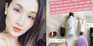 Giang Ơi bày list mỹ phẩm cần thiết khi đi du lịch để đơn giản mà vẫn đẹp xuất sắc