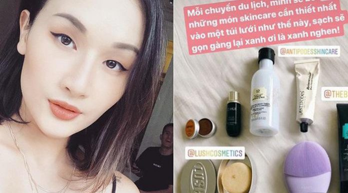 Giang Ơi bày list mỹ phẩm cần thiết khi đi du lịch để đơn giản mà vẫn đẹp xuất sắc