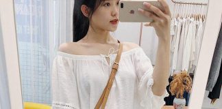 Sơ mi trắng trễ vai siêu xinh, siêu sành điệu